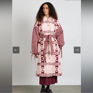BNWT Damson Madder Dahlia quilted coat